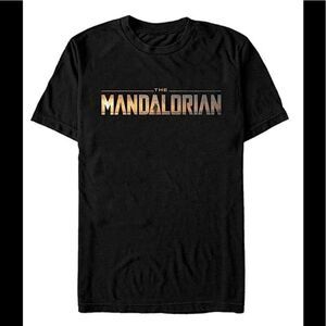 Black Mandalorian Tee Shirt